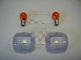 čirá sklíčka CTS 0014 1xpár + žárovky 