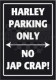 Parkovací cedule Harley parking only 