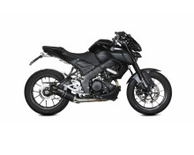 Výfuk kompletní 1x1 STORM GP Y.067.LXSBC Black with carbon cap Yamaha MT-125 20-24, YZF 125 R 19-24