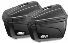 E22N boční kufry GIVI černé - 1 pár kufrů levý +pravý (Monokey) 