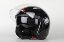 Helma OF878 otevřená černá 2XL