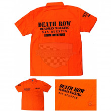 Košile vězeňská černá - DEATH ROW T...
