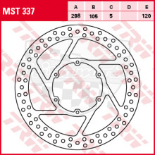 Brzdový kotouč přední MST337