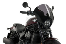 Plexi štít PUIG DARK NIGHT 21104H kouřová gloss black housing Honda CMX 1100 Rebel 21-24