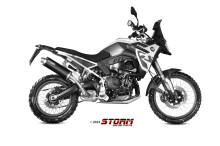 Koncovka výfuku STORM OVAL B.043.LX1B černá BMW F 900 GS 24-