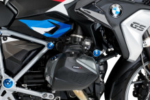 Kryty hlav válců sada PUIG 21364N černý included 2 oil plugs BMW R 1250 GS 19-23