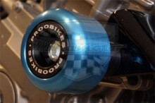 Padací protektory Proobikes modrá sada Suzuki GSX-R 750 04-05