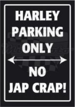Parkovací cedule Harley parking only 
