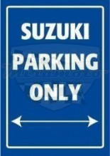 Parkovací cedule Suzuki parking only 